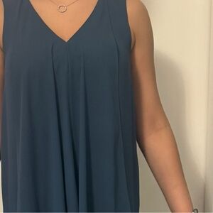 RW&CO. Blue Sleeveless Dress